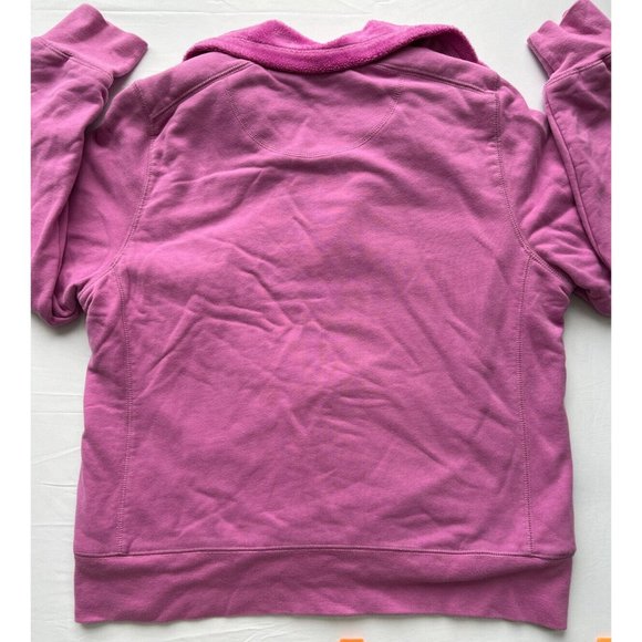 L.L. Bean Womens Jacket Large L Pink Faux Fur Lined Zip Long Sleeve Winter EE396 - Picture 4 of 11